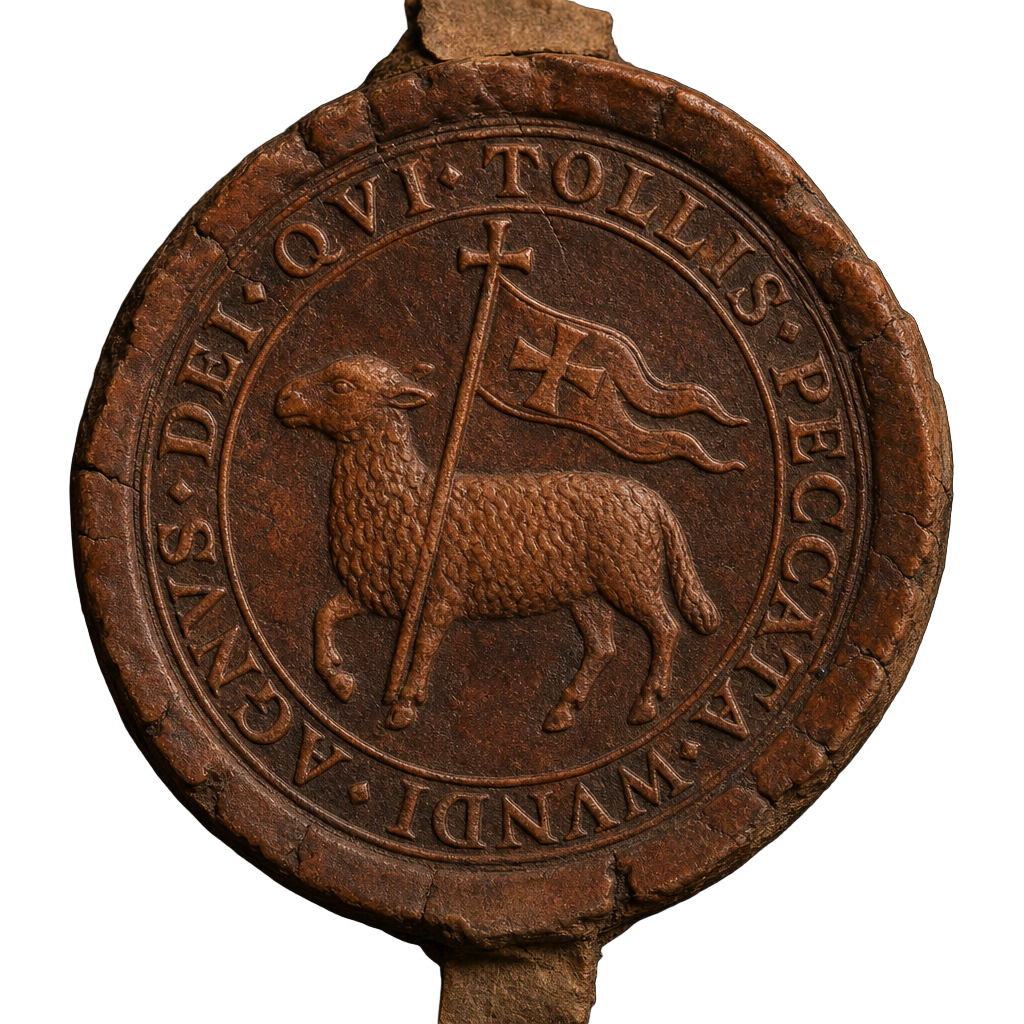 Agnus Dei — seal of the Master of the Temple in England